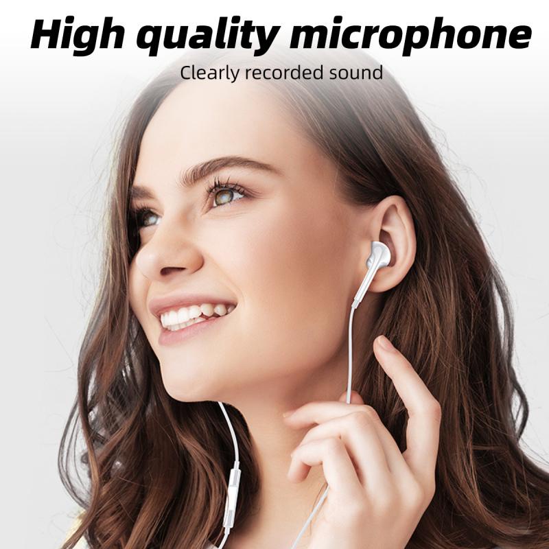 Tai Nghe Nhét Tai Có Dây 3.5mm Kèm Mic Tiện Lợi