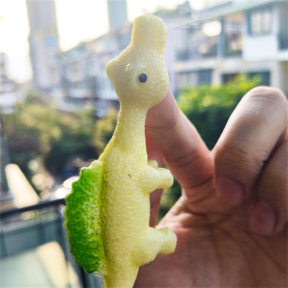 EELHOE Phóng Khủng Long Ngón Tay Đẩy Đồ Chơi Đầu Ngón Tay Xếp Hình Vui Nhộn Kẹp Âm Nhạc Đồ Chơi Giải Nén miiki_vn