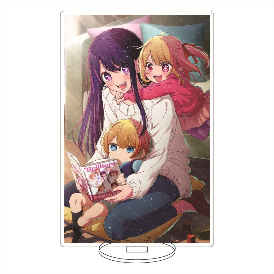 Mô hình Standee Oshi no Ko Ai Hoshino Aqua Ruby Gorou Miyako Anime góc học tập để bàn làm việc cao 15cm