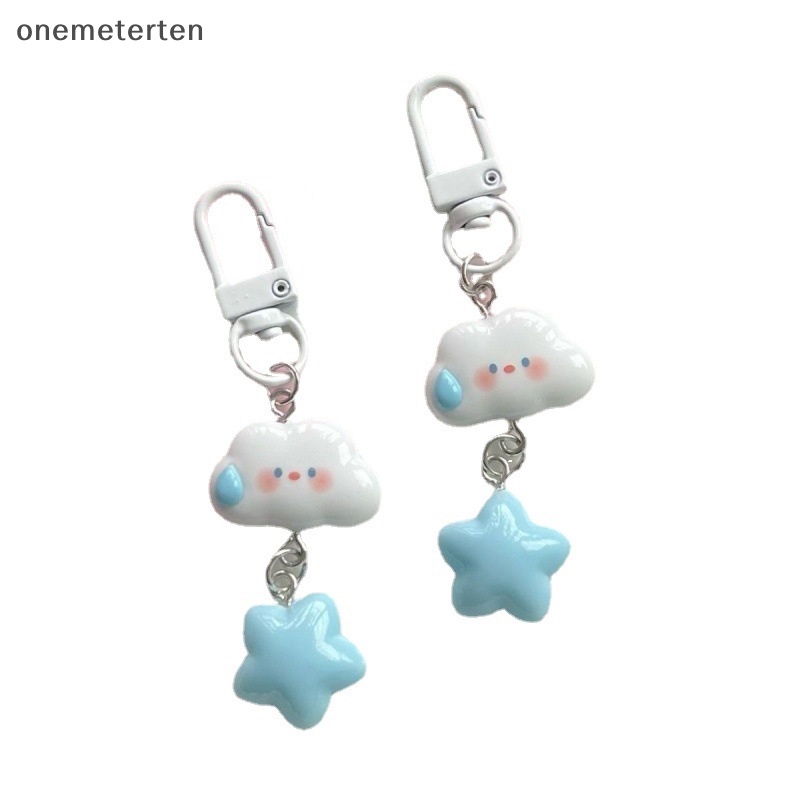 Rten 1 Móc Khóa Hình Đám Mây / Ngôi Sao Dễ Thương Xinh Xắn