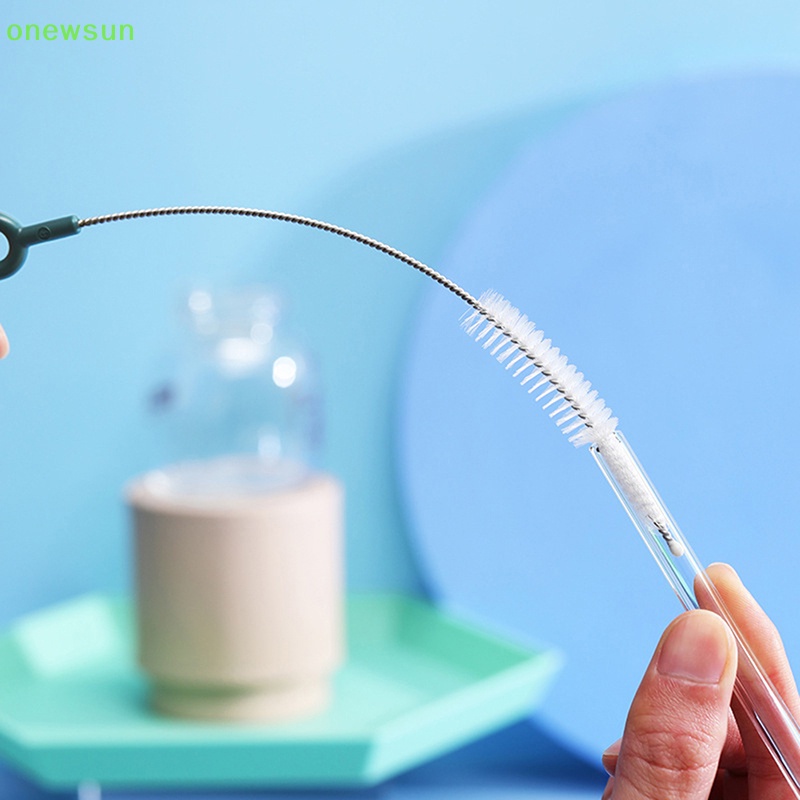 Bàn Chải Xoắn Ốc Bằng nylon Chất Lượng Cao Vệ Sinh Ống Hút / Bàn Phím / Mắt Kính / Trang Sức Mới