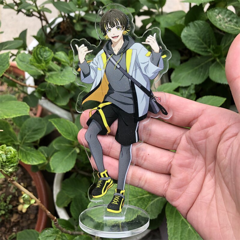 Mô hình Standee 15CM Anime BLUE LOCK Isagi Yoichi Chigiri Hyoma Anime Manga Nhật Bản Phụ Kiện Trang Trí Túi xách Balo