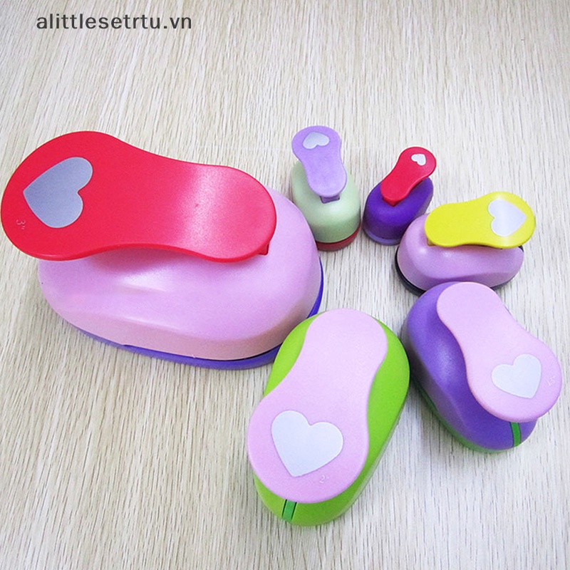 Alittlesetrtu Khuôn Cắt Giấy Thủ Công diy Hình Trái Tim Dễ Thương Làm Quà Tặng Tiện Lợi vn