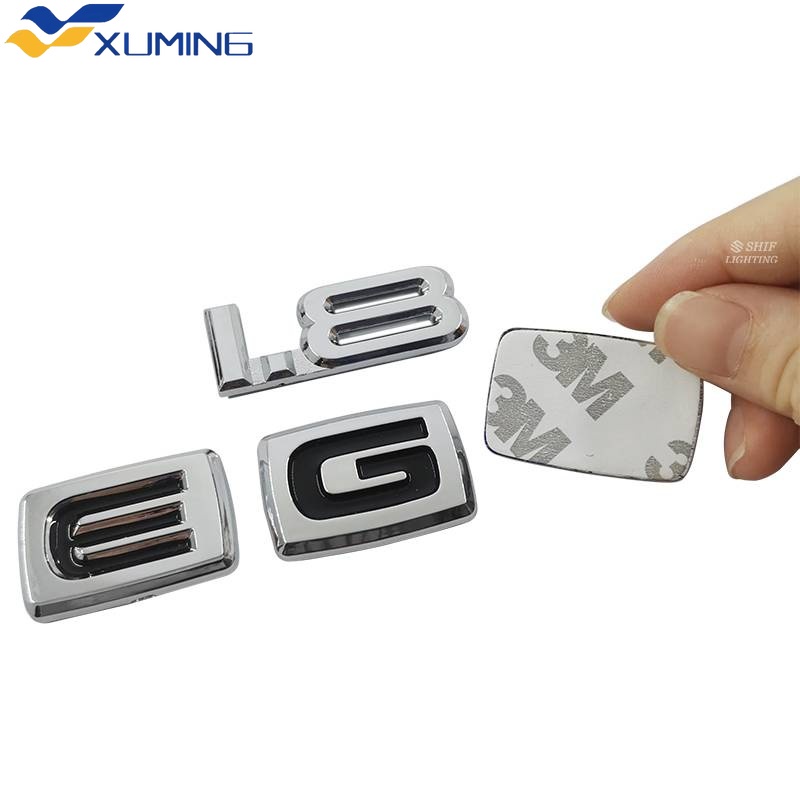 1 Miếng Dán logo abs 1.8 e g s Trang Trí Phía Sau Xe Hơi toyota innova e g s