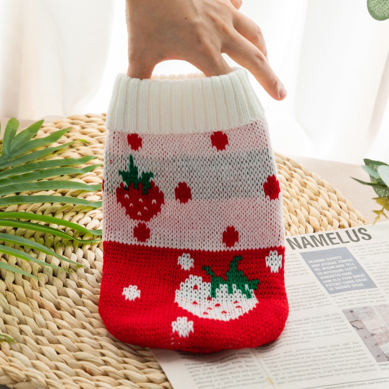 Áo Len Họa Tiết Tuần Lộc Giáng Sinh Cho Thú Cưng