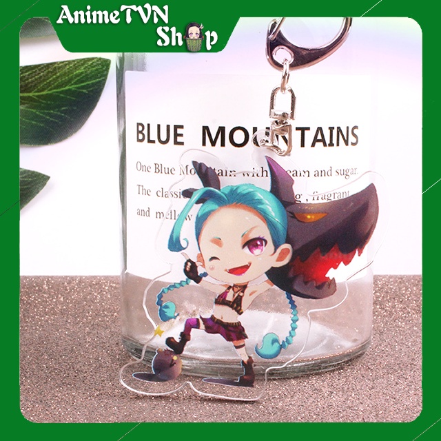 Móc khoá Mica Game Liên Minh Huyền Thoại  LOL - Nhựa Cứng Acrylic In 2 mặt sắc nét