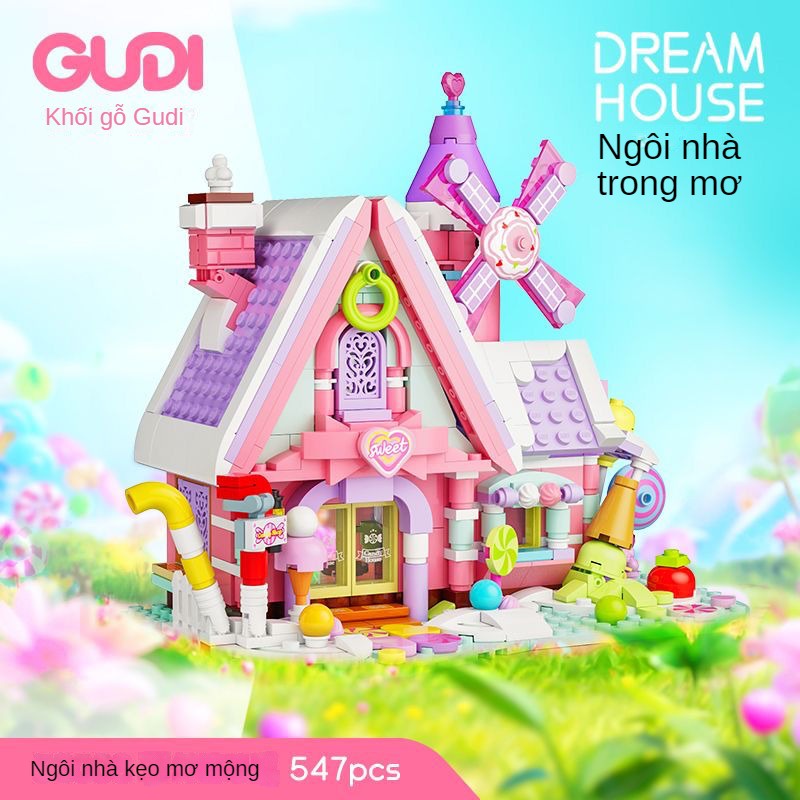 Bộ Đồ Chơi Lắp Ráp Ngôi Nhà Quán Cà Phê Nhỏ Xinh Xắn