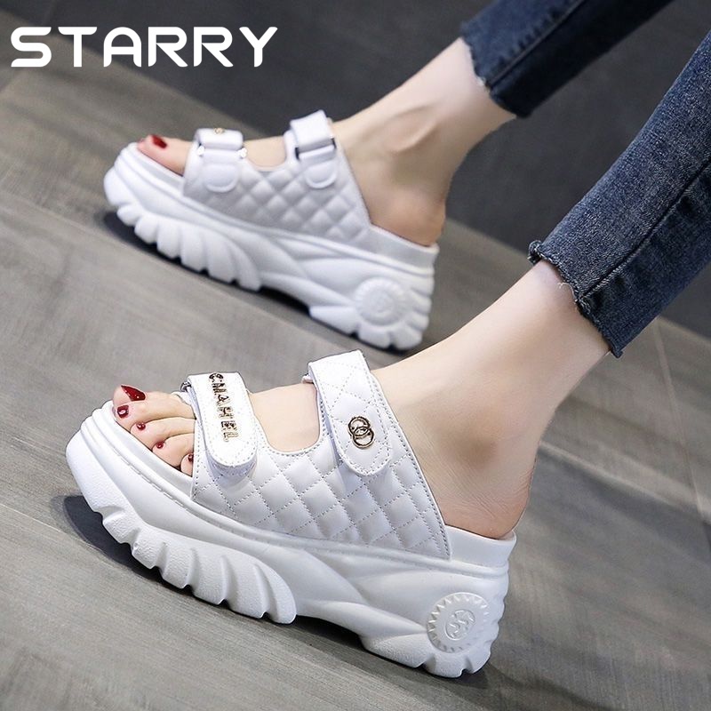 STARRY dép sandal nữ dép nữ đế cao 2023 HOTSALE Dép đế dày thời trang FGD2391COO38Z230919