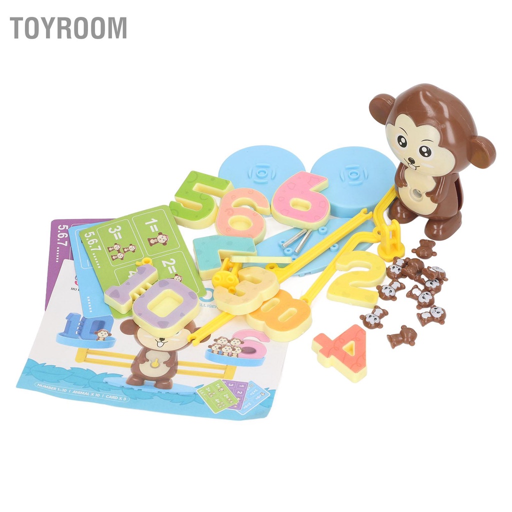 Có thể bán buôn Trò chơi cân bằng toán học Đồ vui nhộn dễ thương Khỉ quy mô cho bé trai mẫu giáo ToyRoom Hàng giao ngay