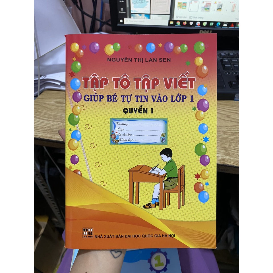 Sách - Tập tô tập viết giúp bé tự tin vào lớp 1 quyển 1