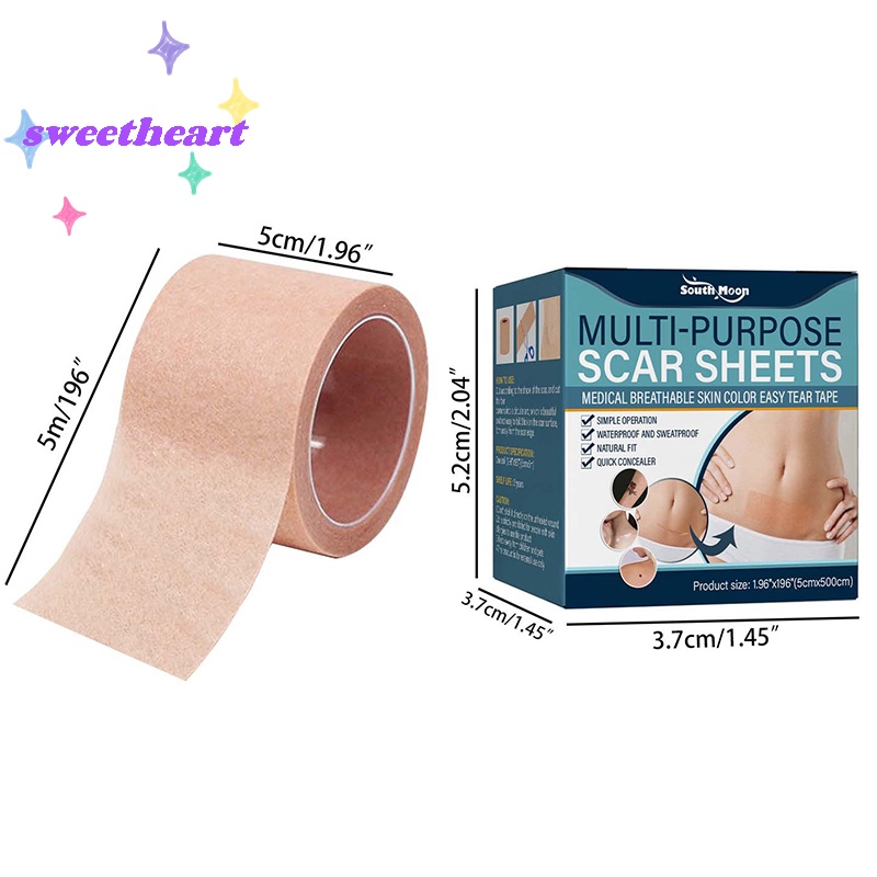 1 Cuộn Băng Keo Giấu Hình Xăm Che Phủ Sẹo Mụn Che Giấu Quầng Thâm