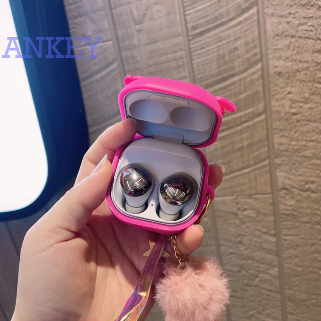 For Samsung Galaxy Buds FE Case Vỏ Bảo Vệ Hộp Sạc Tai Nghe bluetooth samsung galaxy buds fe 2 pro Bằng Silicon Họa Tiết Hoạt Hình Dễ Thương