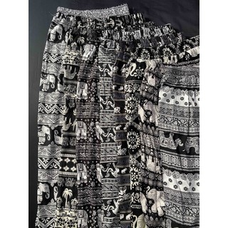 [Hàng có sẵn] Quần lanh dài thổ cẩm (size 40-70kg)