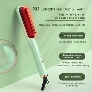 Kaimeidi Lược Điện ion Âm Chải Tóc Xoăn / Duỗi Thẳng Chăm Sóc Tóc Không Làm Tổn Thương Tóc Thông Minh