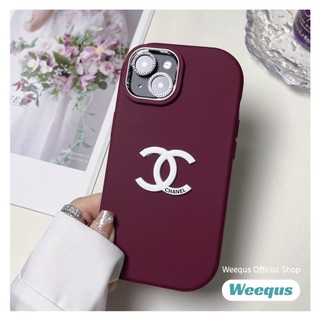 Ốp Điện Thoại silicone Chống Sốc In Chữ c Màu Tím Cho iphone 15 14 13 12 pro 12 pro max 11 pro max xr xs max x