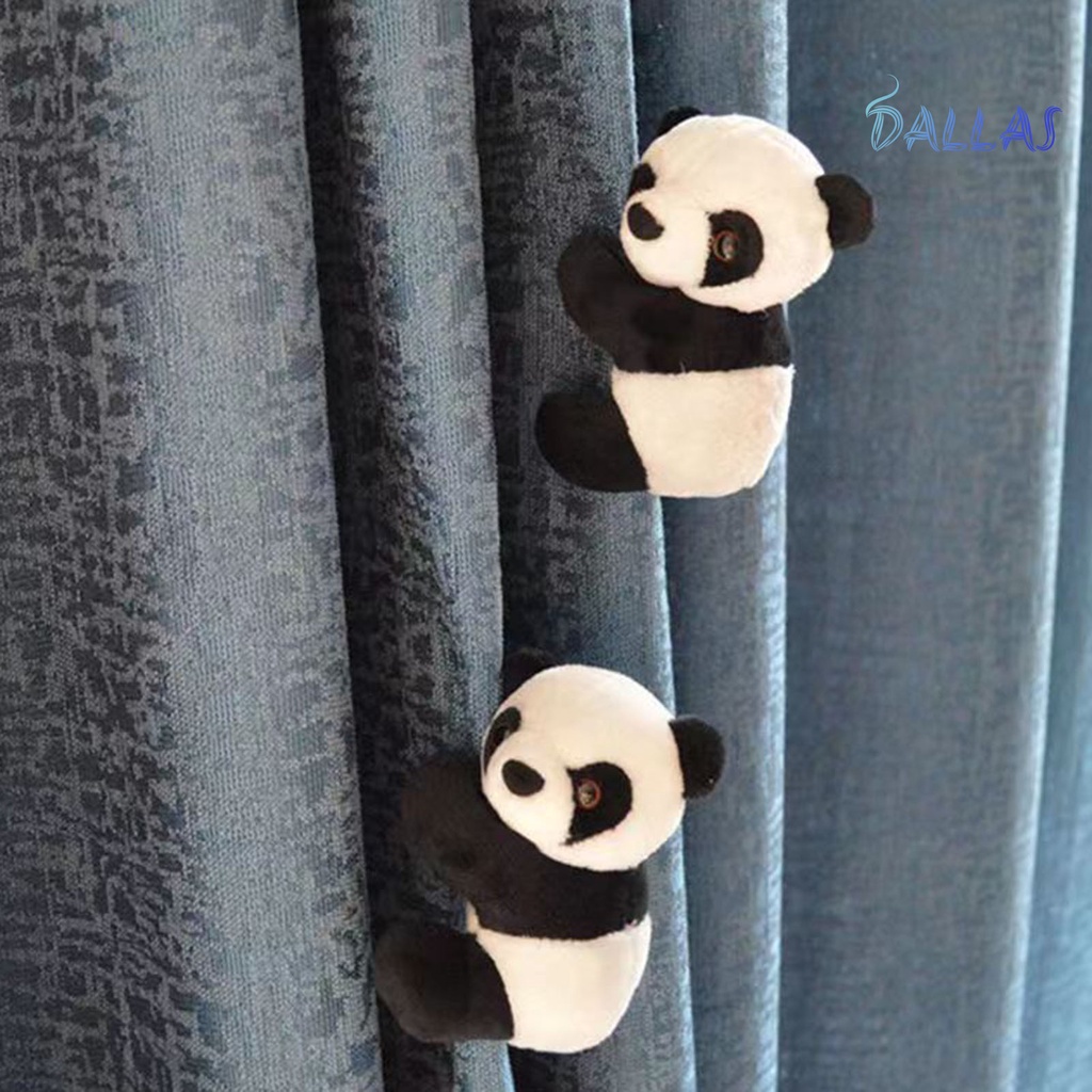 Gấu Trúc Bông Mềm mini 10Cm Có Kẹp Treo Trang Trí Phòng Khách