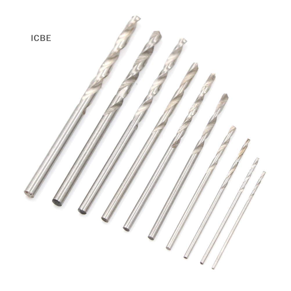 Ic Set 10 Mũi Khoan Titan Tốc Độ Cao 0.8-3mm vn