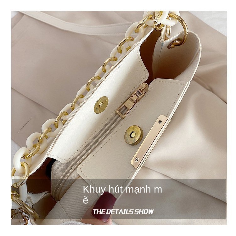 Túi xách thùng nước nữ Hàn Quốc, túi đeo chéo vai nữ, túi xách nữ đơn giản dễ thương DUYI