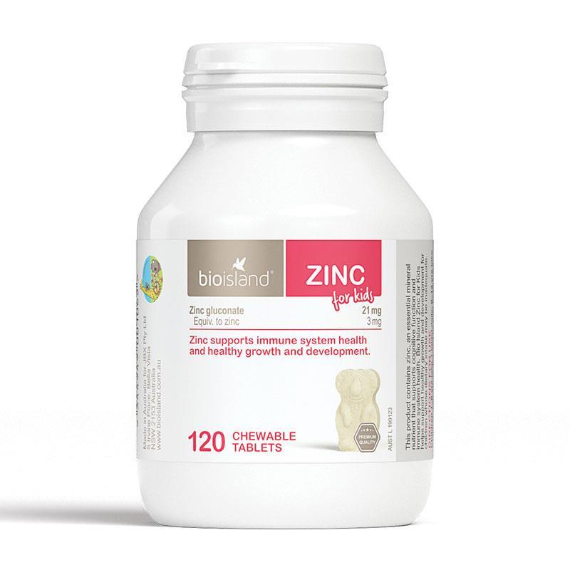 Viên kẽm bioisland zinc tăng cường hệ miễn dịch cho trẻ từ 1 tuổi trở lên Healthy Care Extate Official Mall