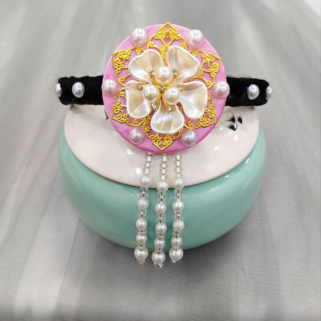 Băng Đô Cài Tóc Phong Cách hanbok Truyền Thống Hàn Quốc Dễ Thương Cho Bé Gái cxbluokesi.vn922