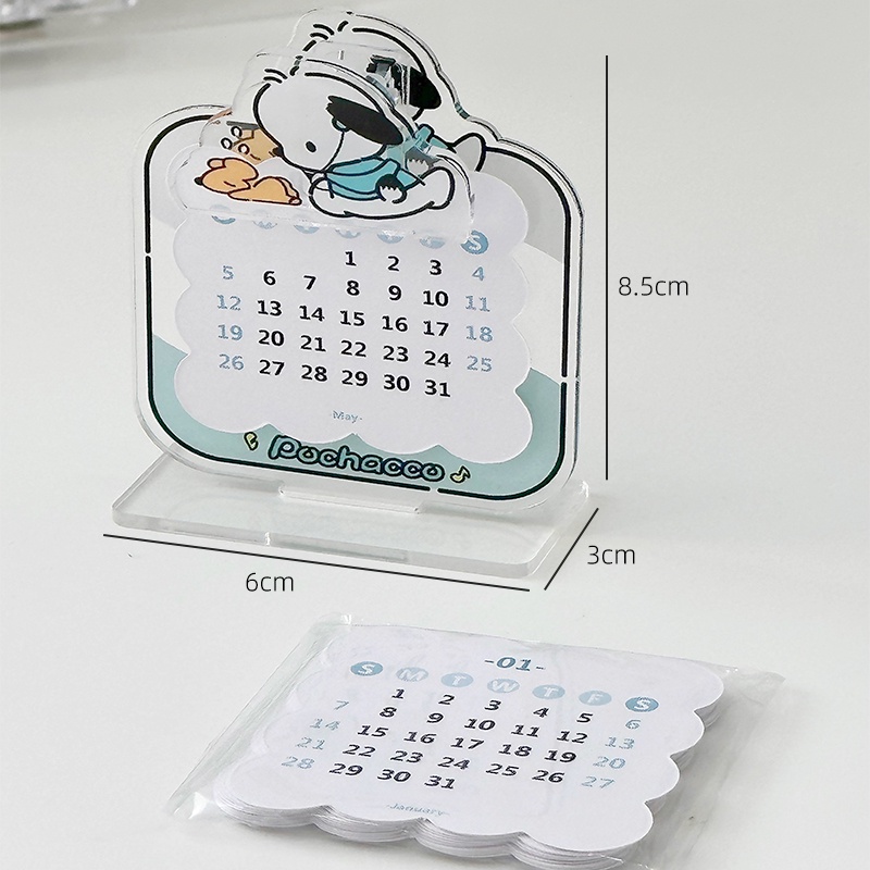 Lịch Ghi Chú Lên Kế Hoạch Hoạch Hoạt Hình Dành Cho Học Sinh / Văn Phòng