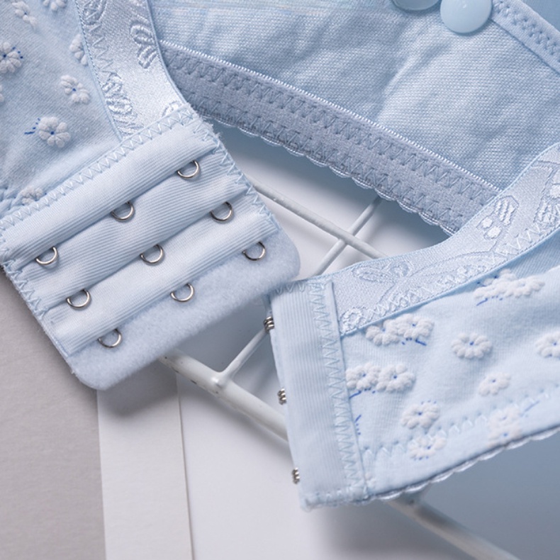 Áo Ngực Bà Bầu và Cho Con Bú Thoải Mái Cài Khóa Trước Áo Ngực Bầu Su Non Không Gọng Nâng Ngực Chống Chảy Xệ Cho Mẹ Sau Sinh