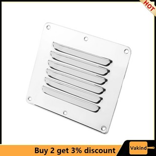 Vakind Nắp Lưới Thông Gió Hình Vuông Bằng Thép Không Gỉ 316 Cho Tàu Thuyền / Du Thuyền