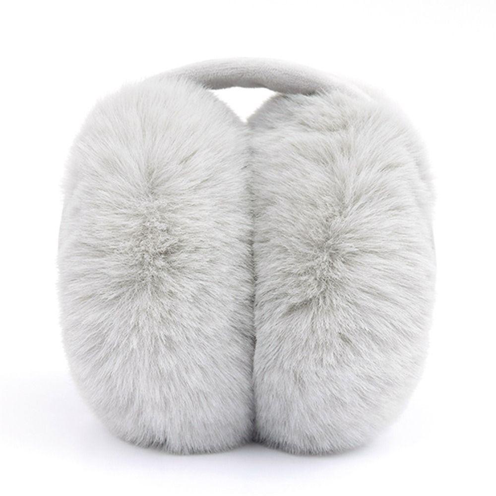 Softness Chụp Tai Giữ Ấm Mùa Đông Bằng Vải Bông Mềm Mại Có Thể Gập Lại Bảo Vệ Tai