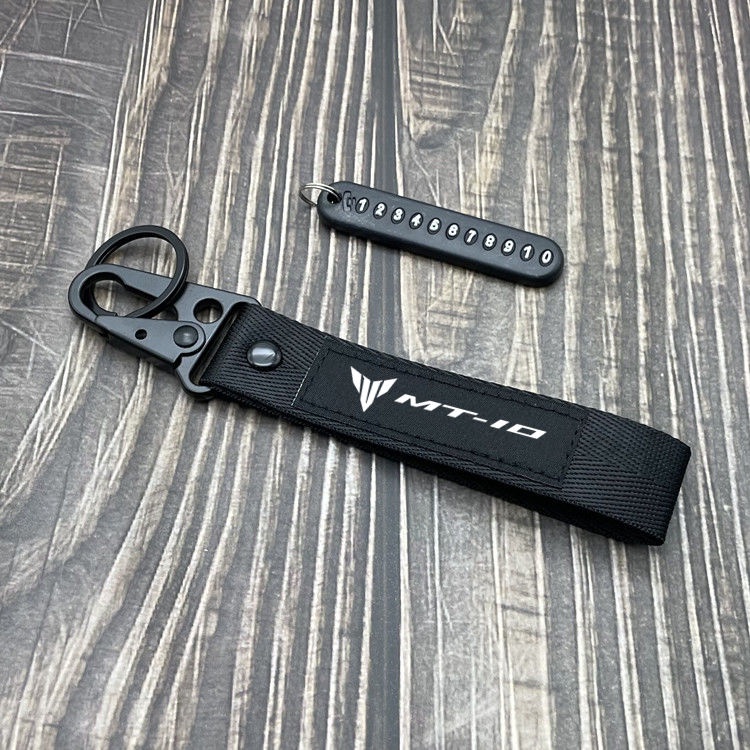 Yamaha MT-10 Motorcycle CNC Aluminum Alloy Key Cover Protective Case Key Strap