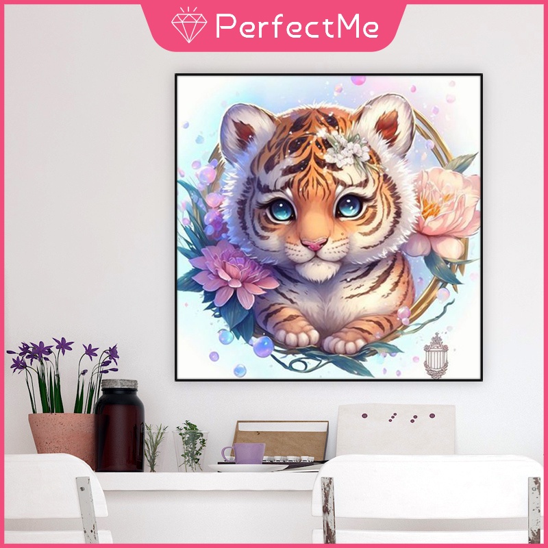 Bộ Tranh Đính Đá 5d Tự Làm Hình Rồng 30x30cm