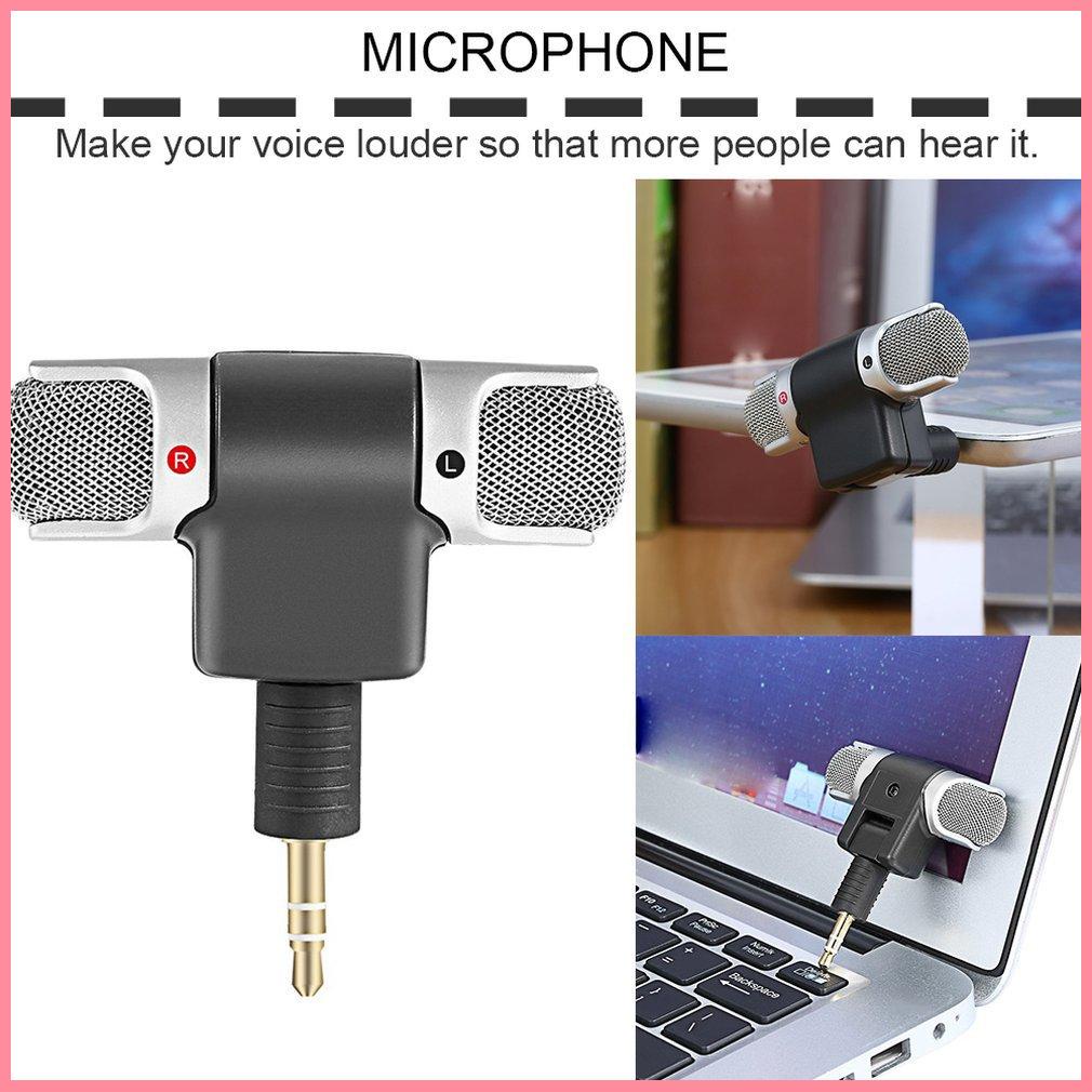 Mini Digital Stereo Microphone Mic 3.5mm Mini Jack PC Laptop Notebook
