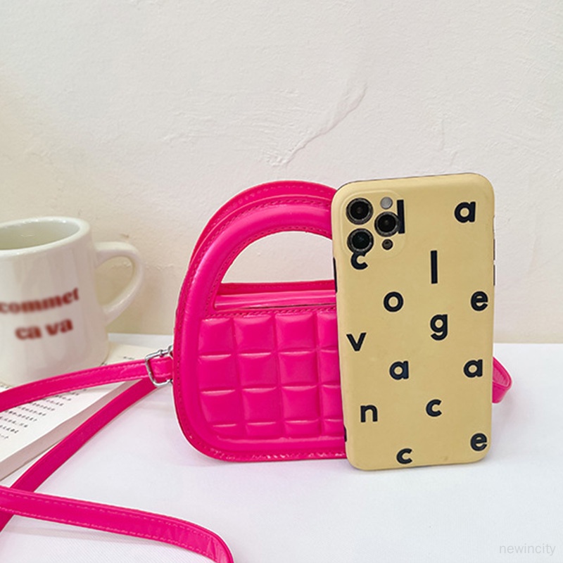 Túi Đeo Chéo mini Màu Sắc Ngọt Ngào Phong Cách Hàn Quốc Cho Bé Gái