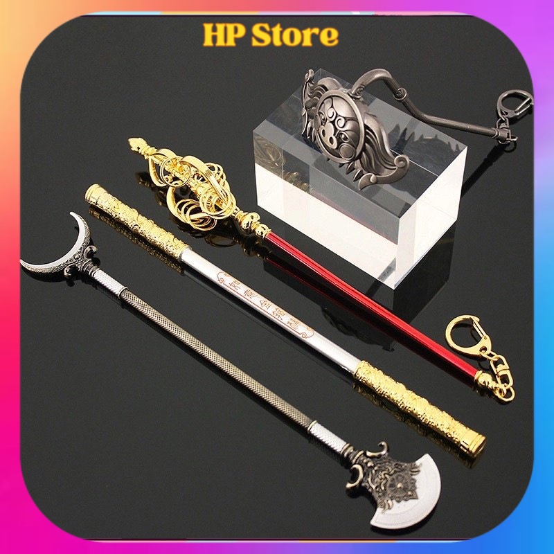 Mô hình VK Của 4 Thầy Trò Đường Tăng trong Tây Du Ký Hàng Cao Cấp Dài 22cm Kim Loại Mô hình trưng bày trang trí