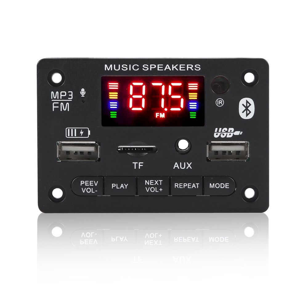 DIYMORE Bảng Mạch Giải Mã Âm Thanh dc 6v 12v bluetooth 5.0 usb aux sd fm