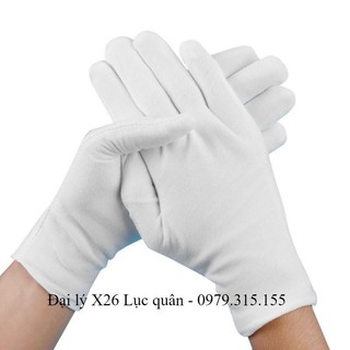 Găng tay trắng nghi lễ tiêu binh, diễu binh, lễ tân, ngành điện tử ...