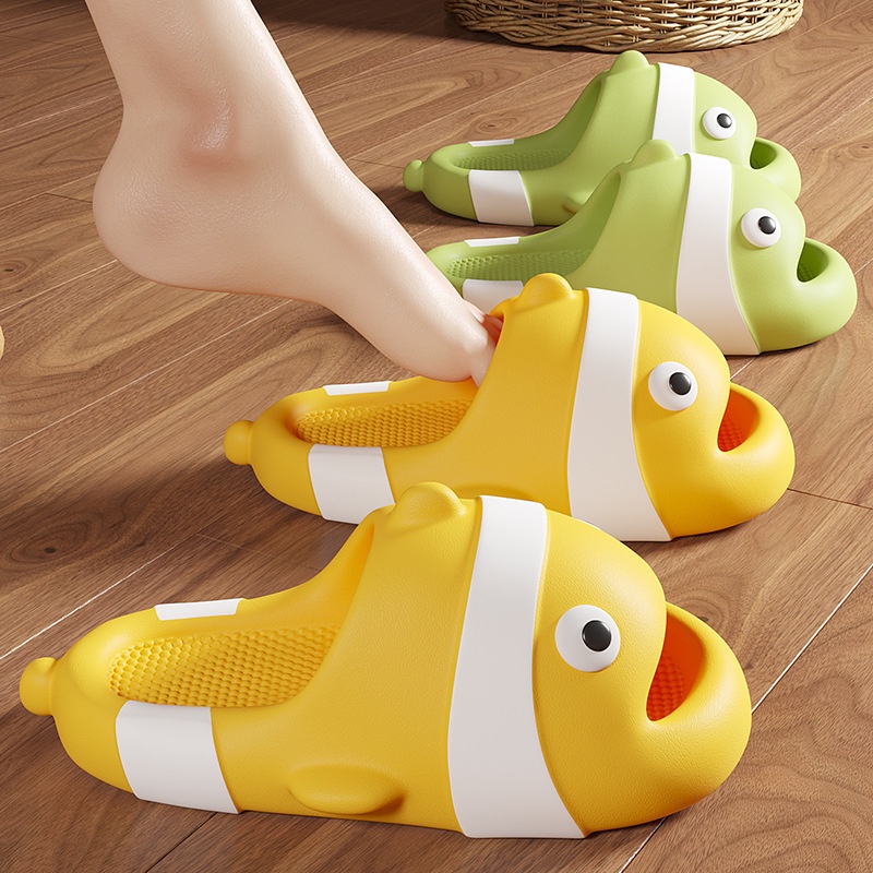 🔥dép bánh mì🔥Dép 0đ dép cá Dép trẻ em Thời trang mùa hè Dép cá hề Nemo dép cá koi đế bánh mì siêu nhẹ cho người lớn