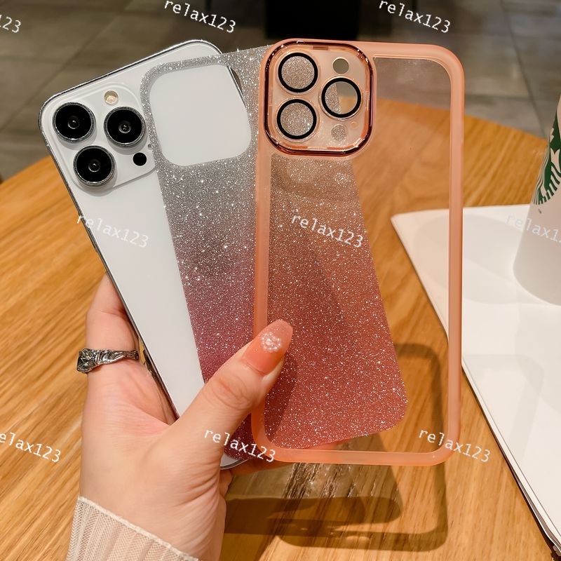 Ốp Điện Thoại Màu gradient Lấp Lánh Cho samsung galaxy s23fe s23 fe3 s 23 fe 2023 4g 5g