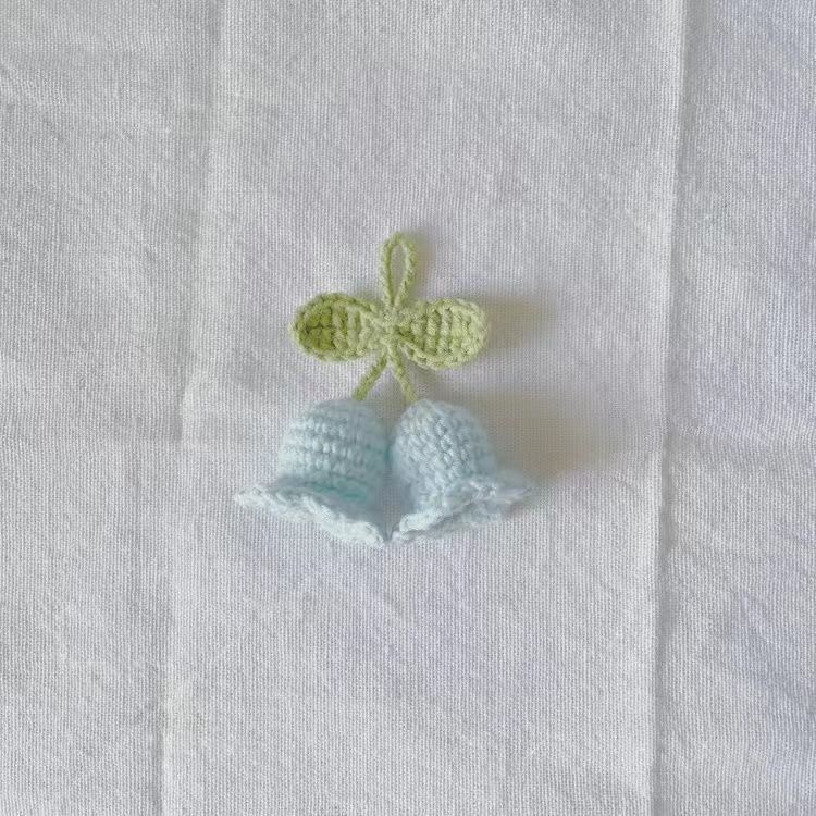 Móc Khóa Đan Len Thủ Công Phong Cách mori lily of the valley Dễ Thương