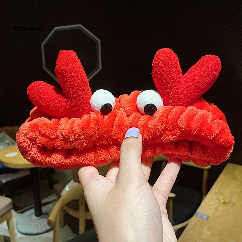 Băng Đô Cài Tóc Co Giãn Kiểu Tai Cua Hoạt Hình Dễ Thương Cho Nữ