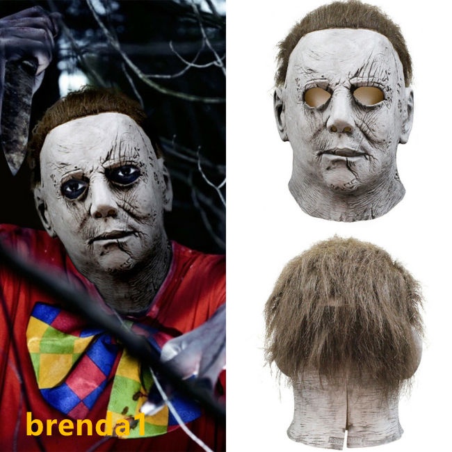 Mặt Nạ Hóa Trang halloween michael myers Bằng latex Thoáng Khí