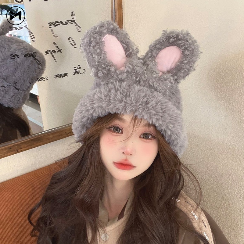Nón Len Tai Thỏ Dễ Thương Thời Trang Mới Năm 2023 Cho Nữ