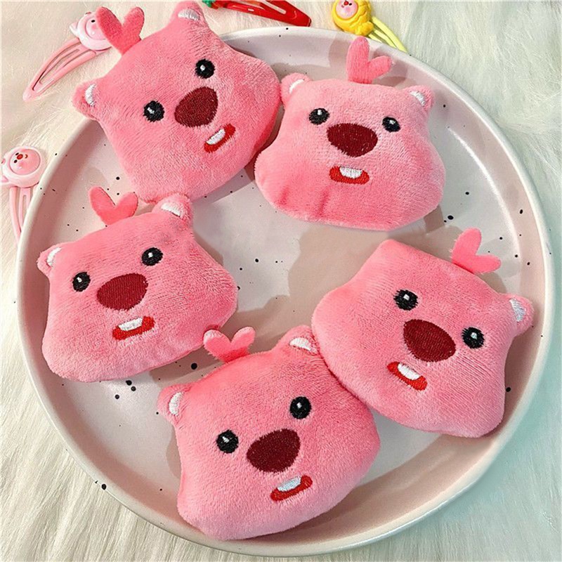 Kẹp Tóc Da Nhỏ Hình Cá Mập Màu Hồng Dễ Thương Cho Bạn Gái