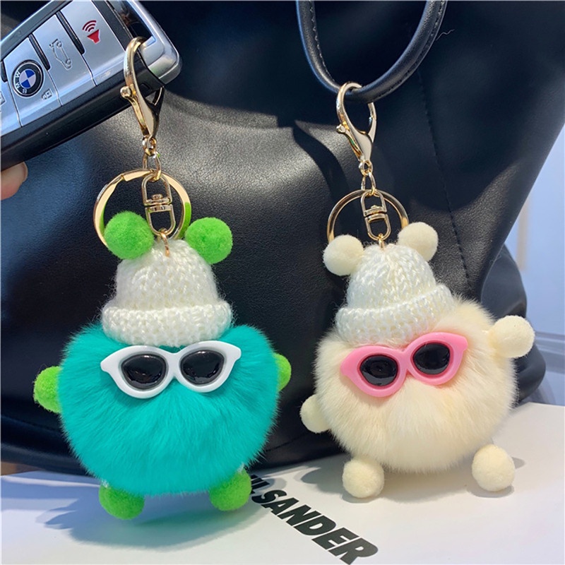 Móc Khóa Búp Bê Hoạt Hình Nhồi Bông Đáng Yêu Sáng Tạo