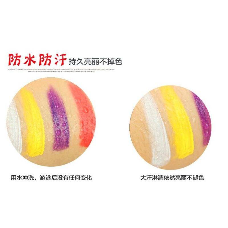 Màu Vẽ Cơ Thể Người Không Thấm Nước Cho halloween