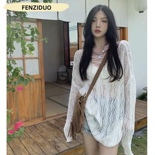 FENGZIDUO Áo Len áo tingoan áo nữ kiểu 2023 New Style A29J2FW 34Z230821