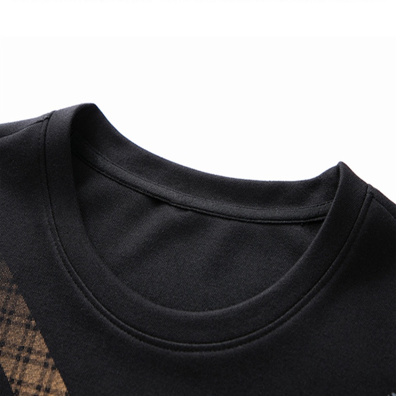 ☞Áo Thun Tay Dài Cổ Tròn Thoáng Khí Phong Cách Hàn Quốc Thời Trang Cho Nam