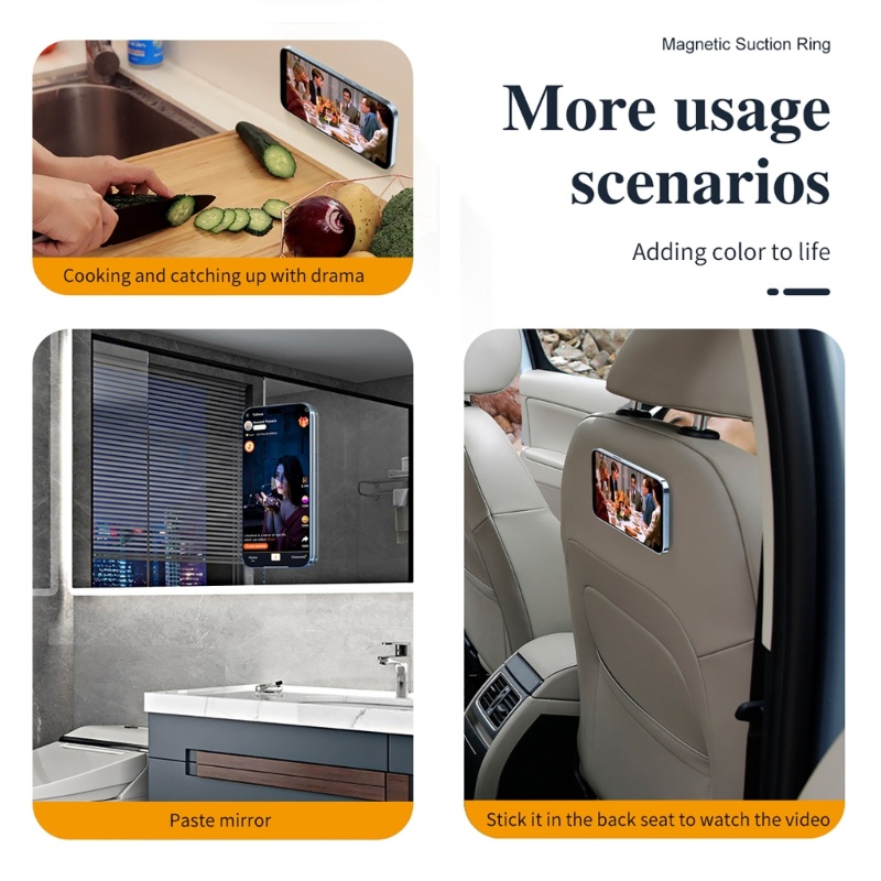 Ez Giá Đỡ Điện Thoại Gắn Tường Bằng Kim Loại Từ Tính Nâng Cấp Cho Dòng 12 13 14 15