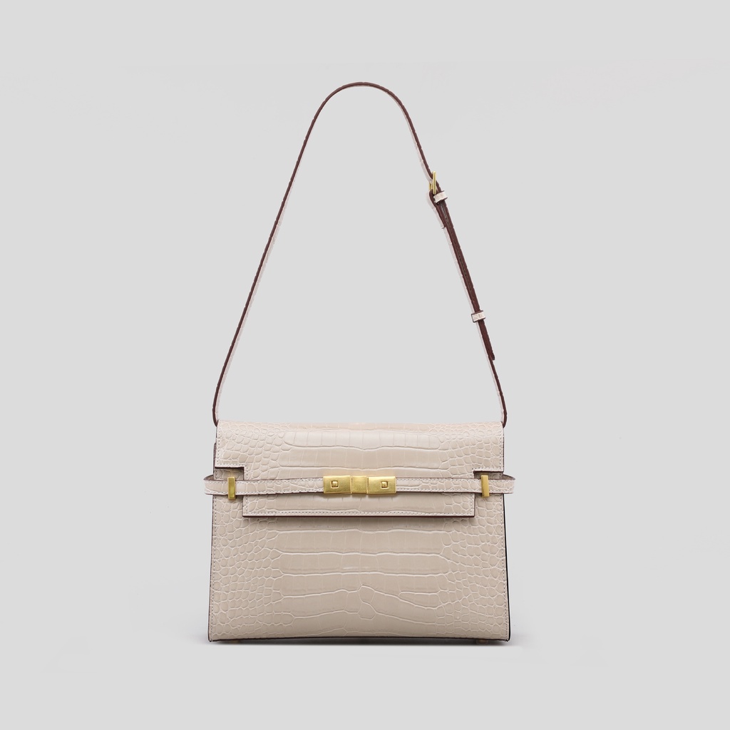 Túi Đeo Vai kelly Da Cá Sấu Thật Thời Trang kelly baguette