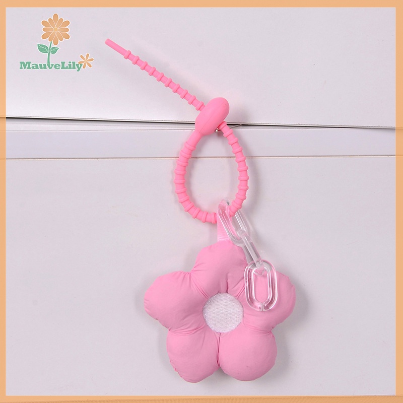 Lily Móc Khóa Trang Trí Túi Xách / Móc Khóa Hình Hoa Dễ Thương