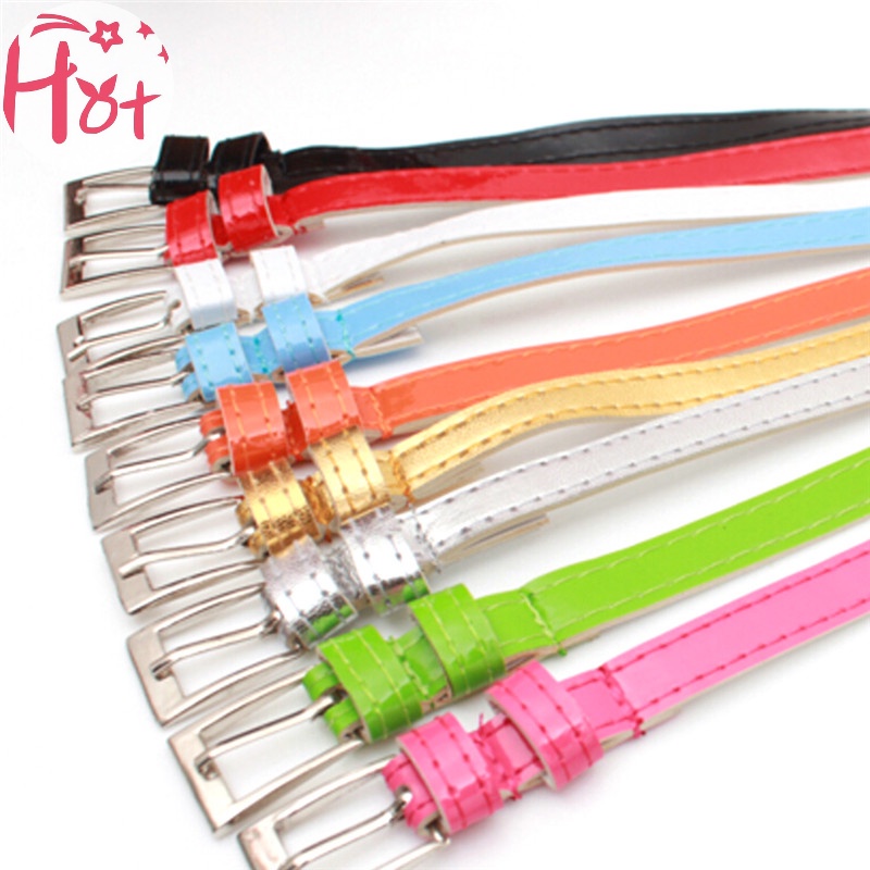 Thắt Lưng Da Bản Nhỏ Đính Nơ Xinh Xắn Cho Nữ